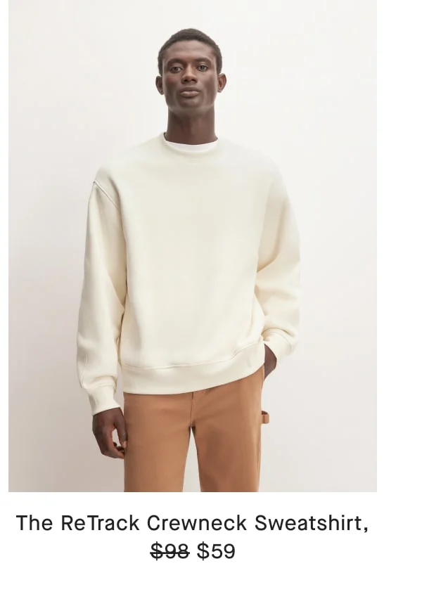 The ReTrack Crewneck Sweatshirt