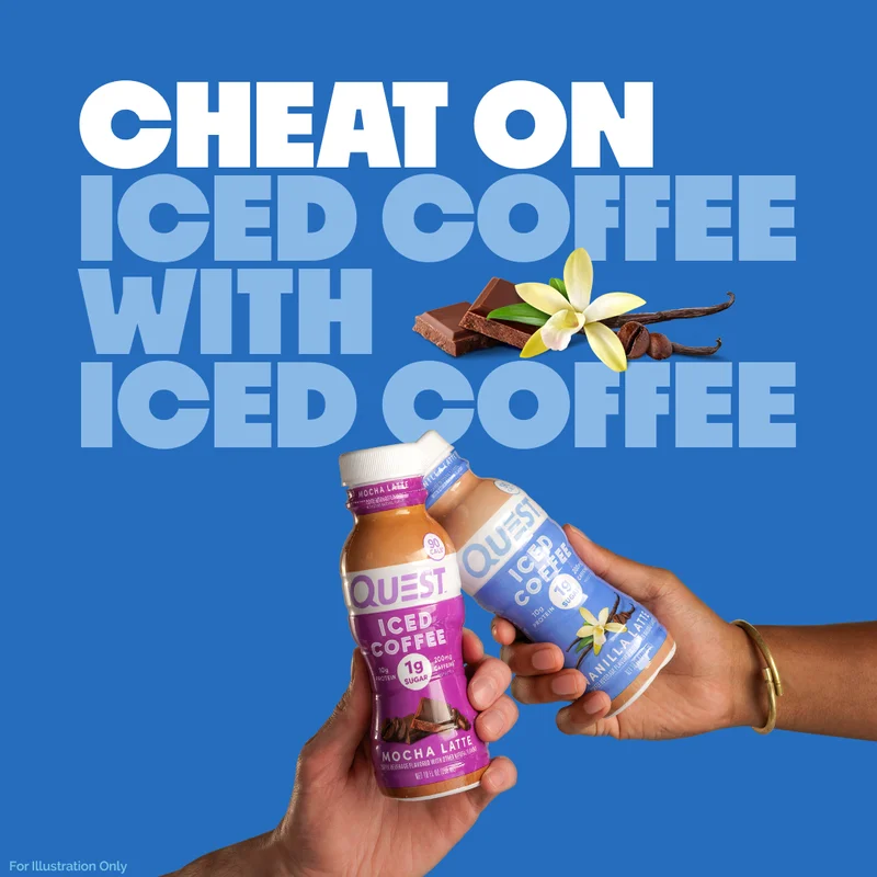 Qest Vanilla and Mocha Latte Iced coffee