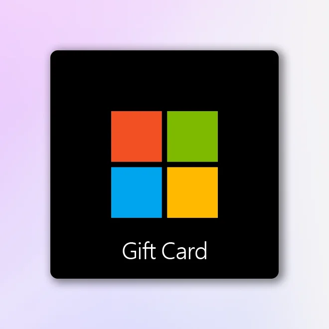 Microsoft Gift Card.