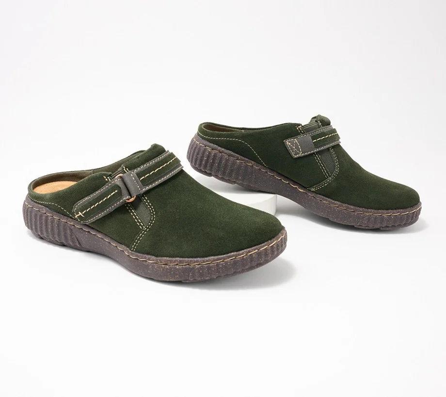 Clarks Collection Leather Slip-On Clog - Caroline May