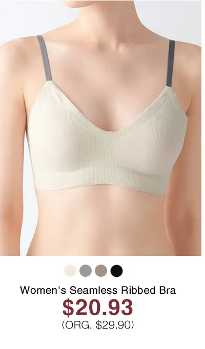 Shop Women's Seamless Ribbed Bra