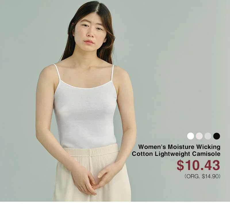 Shop Women's Moisture Wicking Cotton Lightweight Camisole