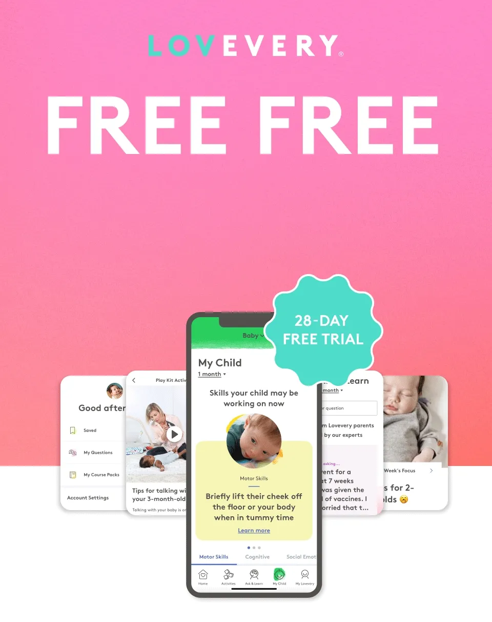 The Lovevery App for FREE 28 Day free trial