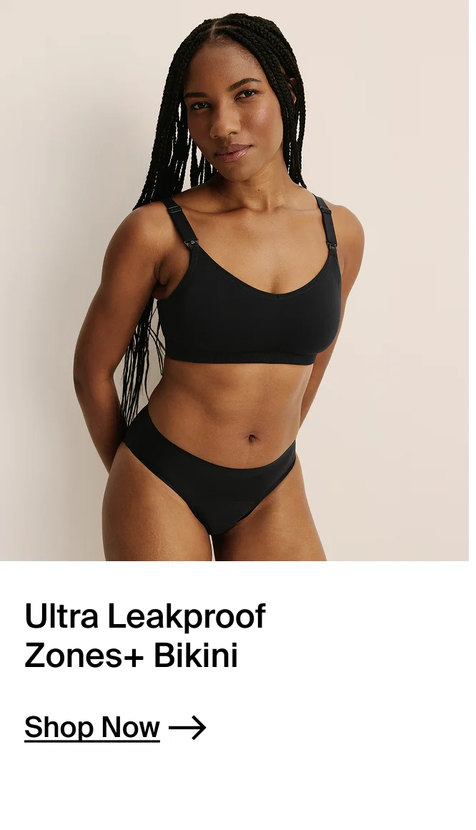 Ultra Leakproof Zones+ Bikini.