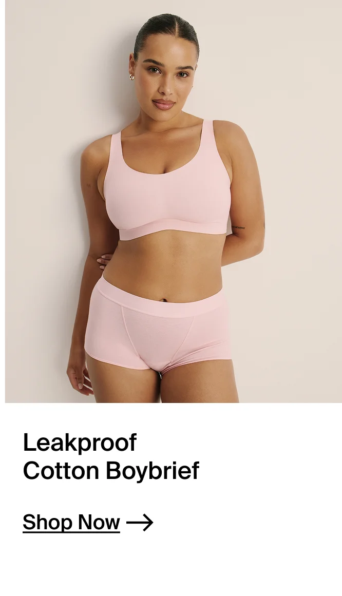 Leakproof Cotton Boybrief. SHOP NOW.