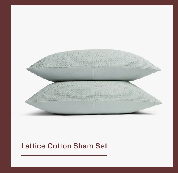 Lattice Cotton Shams