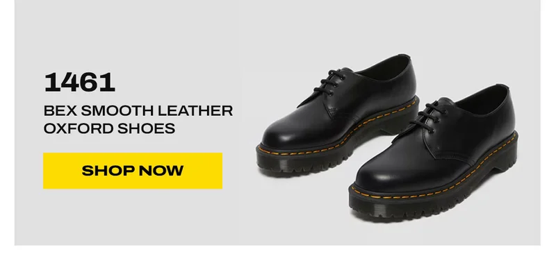 1461 Bex Smooth Leather Oxford Shoes