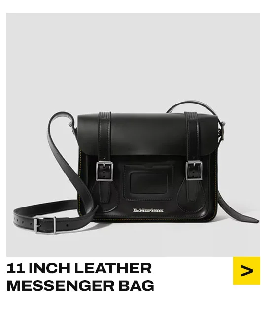 11 inch Leather Messenger Bag