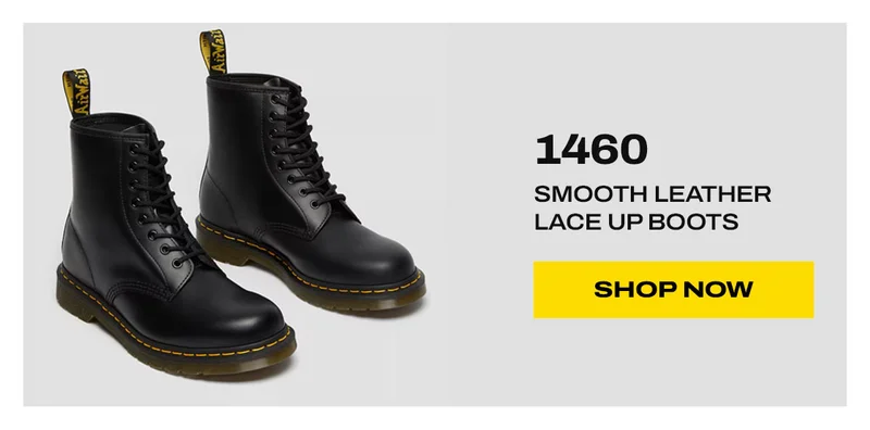 1460 Smooth Leather Lace Up Boots