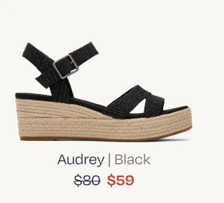 Audrey Wedge Sandal - Image
