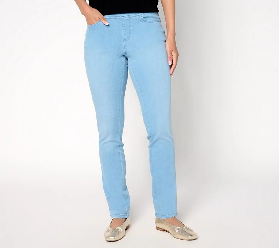 Belle by Kim Gravel Petite TripleLuxe Denim Heart to Heart Jean