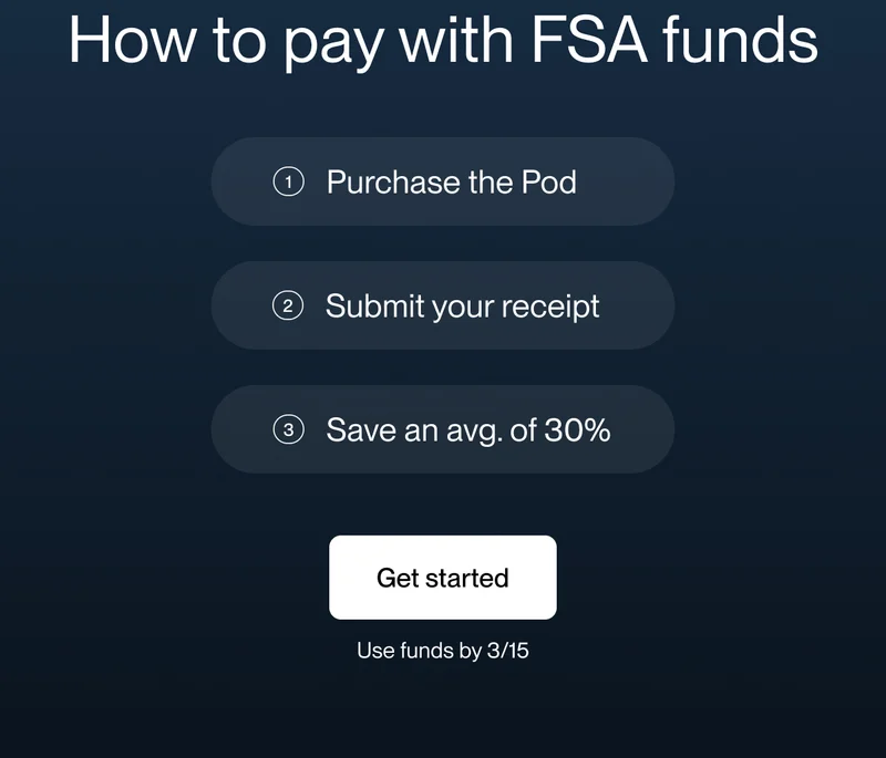 How to pay with FSA funds