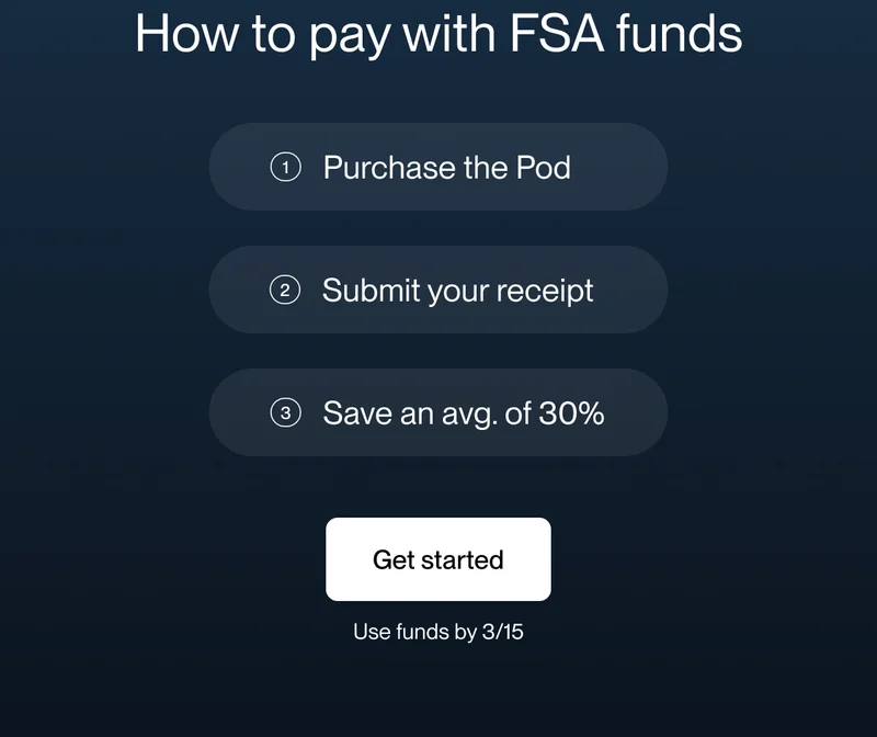 How to pay with FSA funds