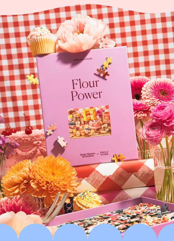 Flour Power, a new 1000-piece puzzle collaboration with Better Homes & Gardens.