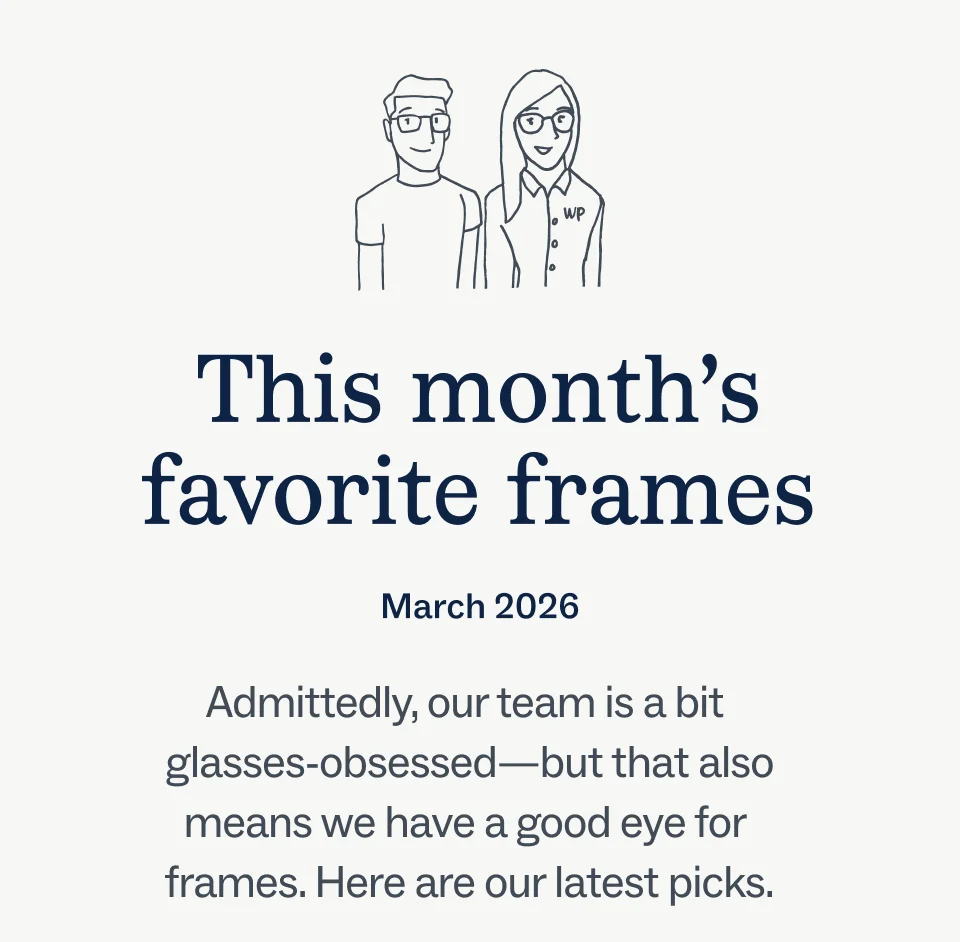 This month's favorite frames