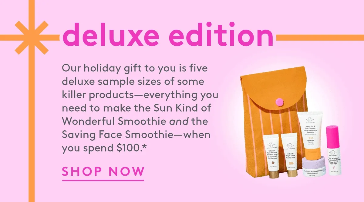 Holiday Smoothie Bag Promo Sec