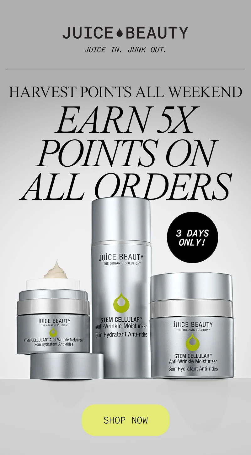 Earn 5x Points on All Orders