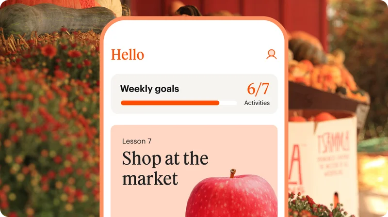 Lesson 7: Shop at the market!