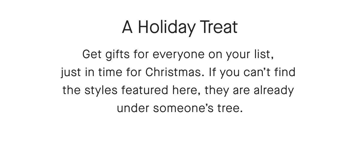 A holiday treat