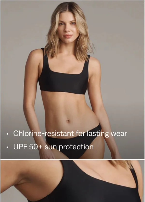 Surfside Square Neck Bikini Top