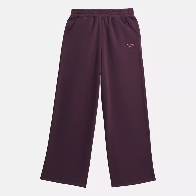 Image of Wide Leg Fleece Pants - Big Kids