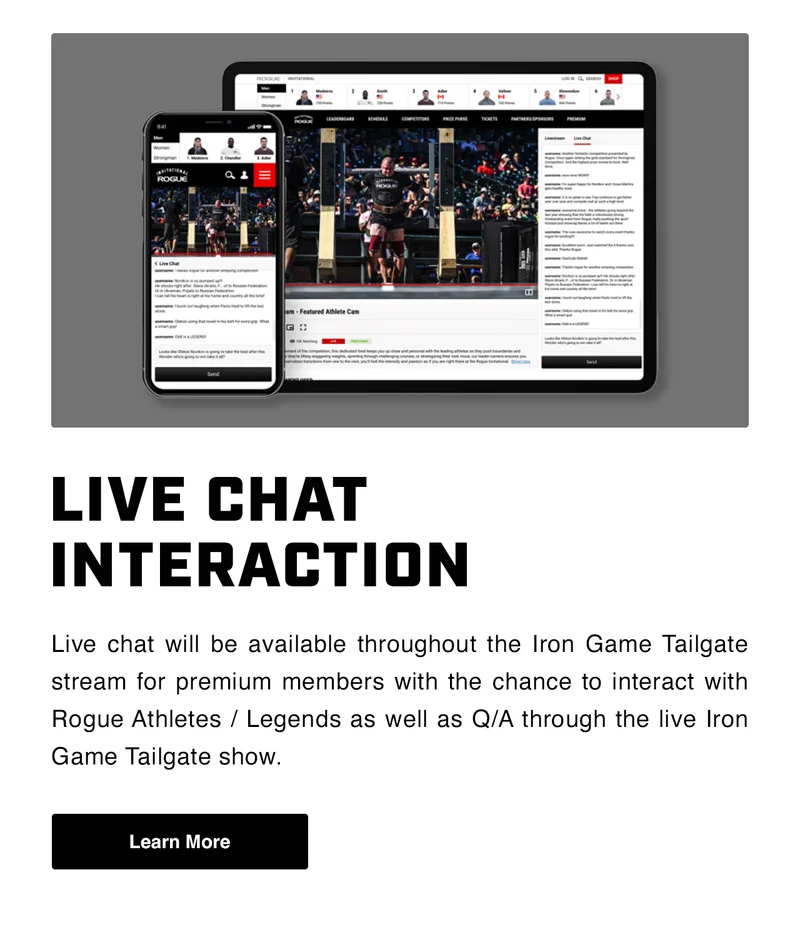 Live Chat Interaction - Learn More