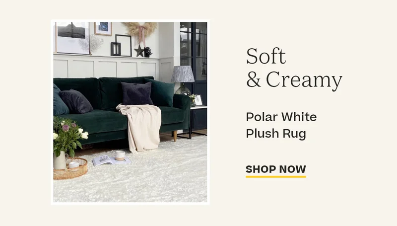 Polar White Plush Rug