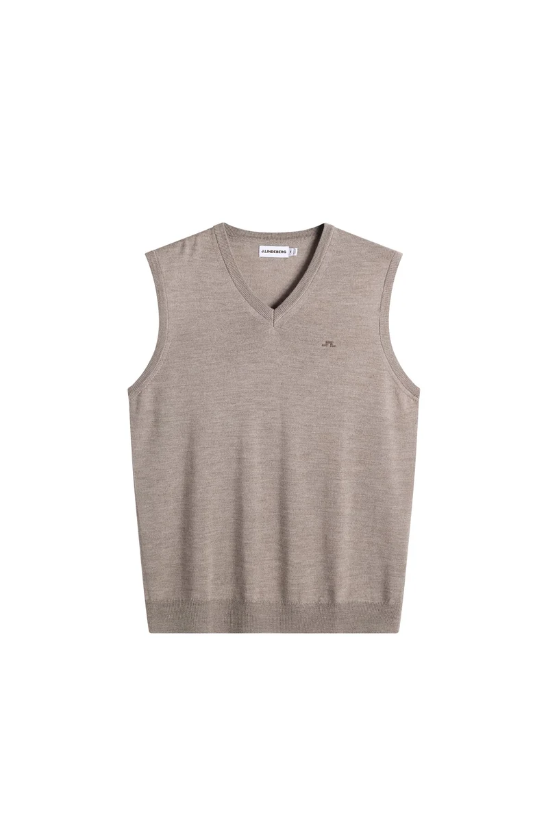 Image of Liam Knitted Vest / Brindle Melange
