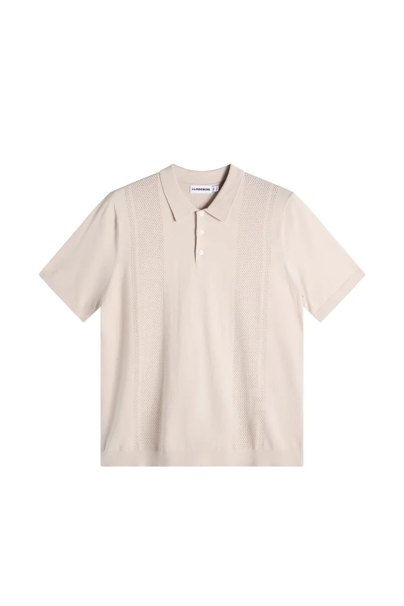 Image of Reymond Seasonal Knit Polo / Moonbeam