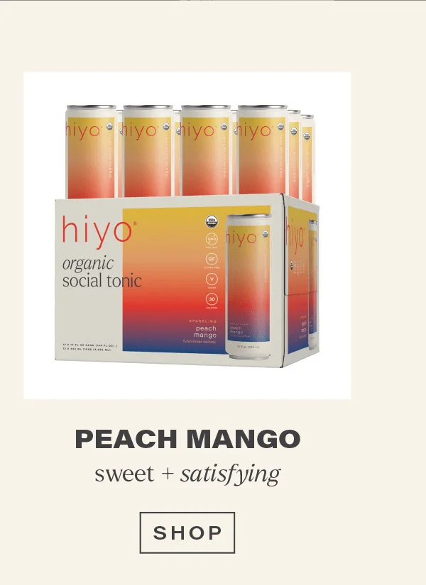 PEACH MANGO (sweet + satisfying) [SHOP]