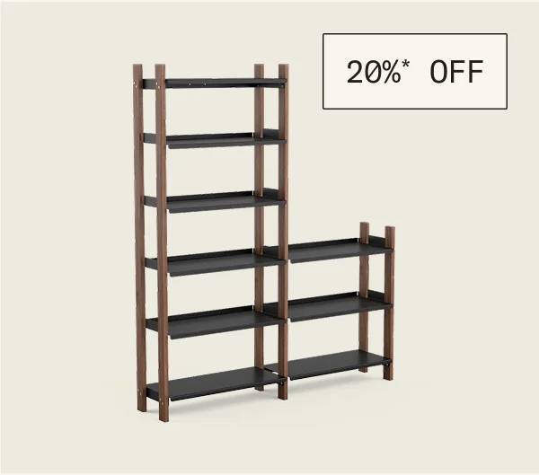 Save 20%* on The Shelving System