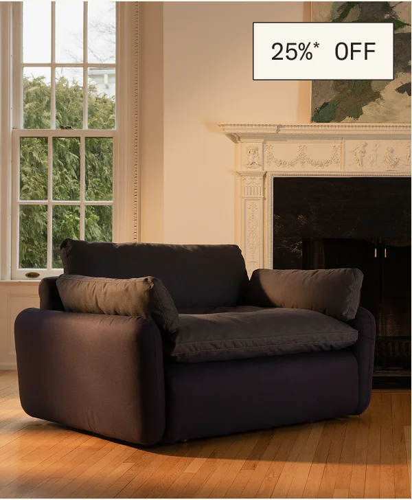 Save 25%* on The Sink Down Sectional & Lounge Chair