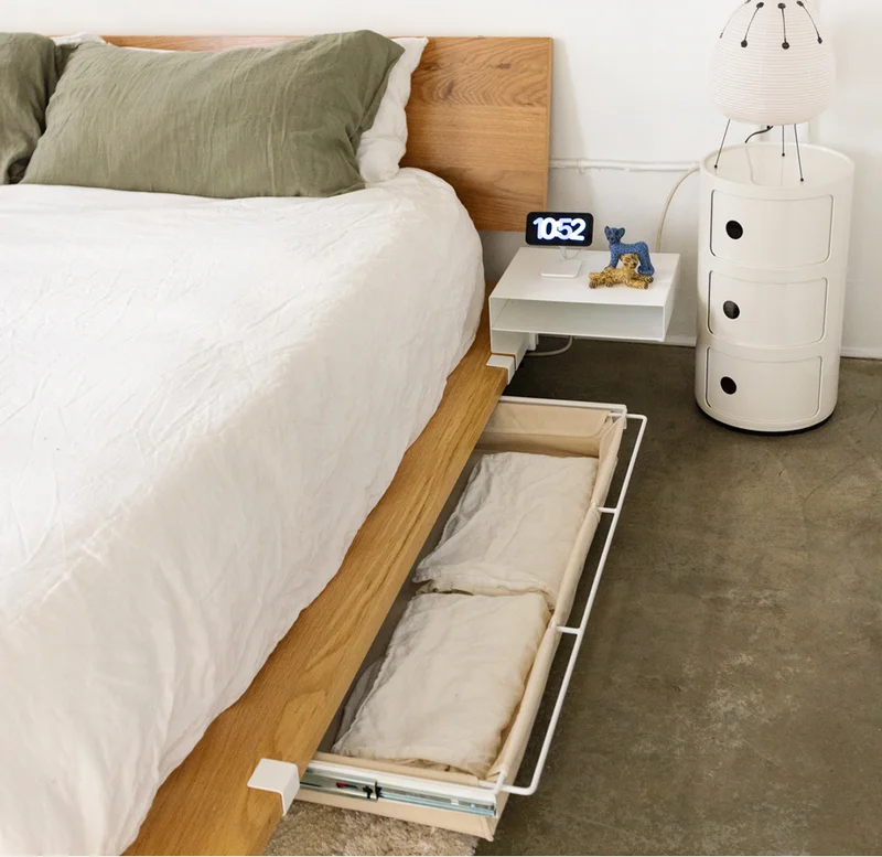 Save 20%* on The Bed Frame & Add-Ons (Pictured: The Bed Frame in Oak & White)