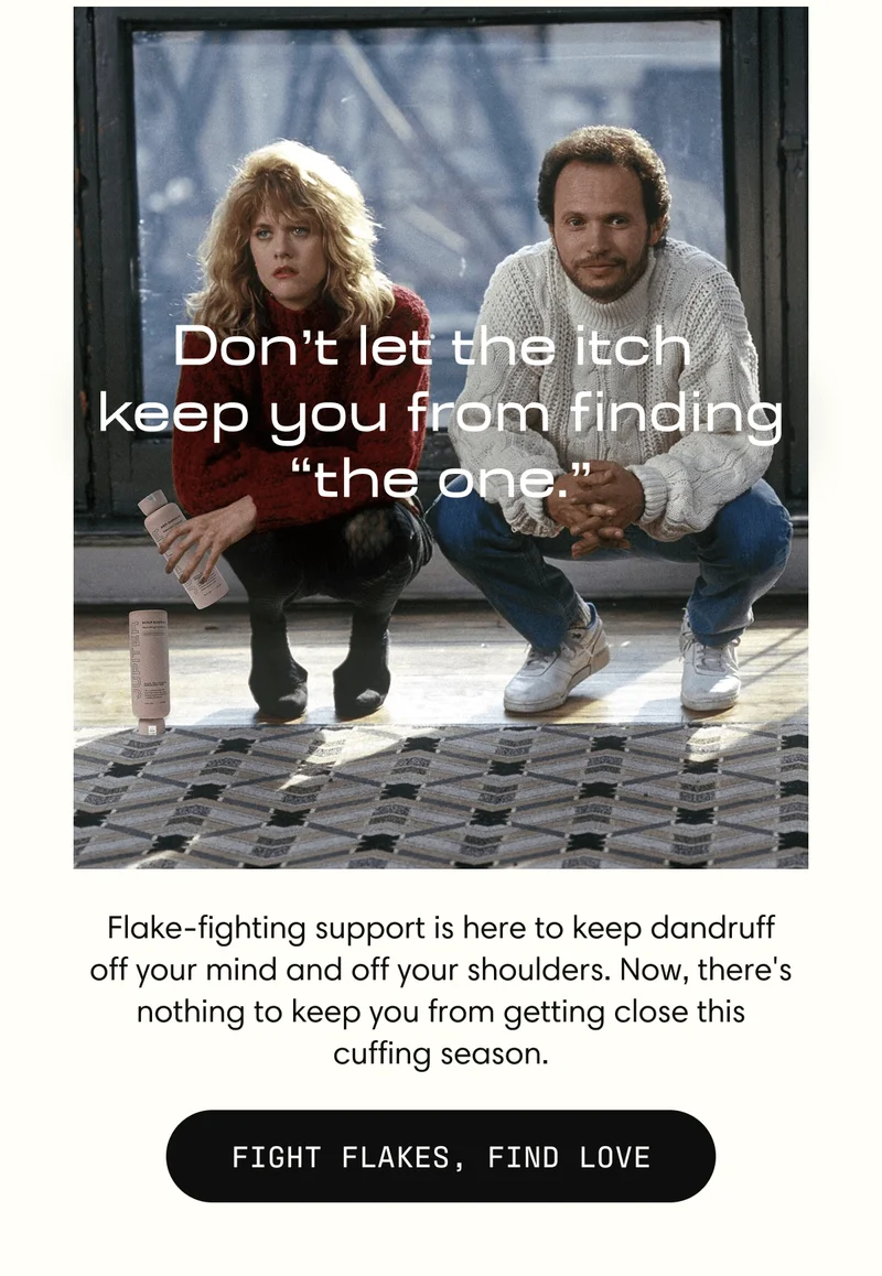 Don't let the itch  keep you from finding “the one" | FIGHT FLAKES, FIND LOVE