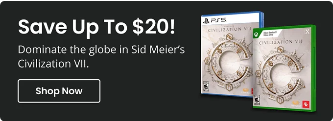 Save Up To $20! Dominate the globe in Sid Meier's Civilization VII
