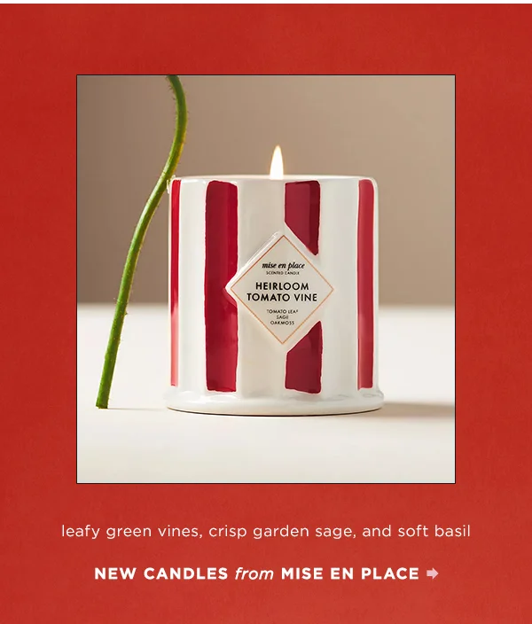 New Candles from Mise En Place
