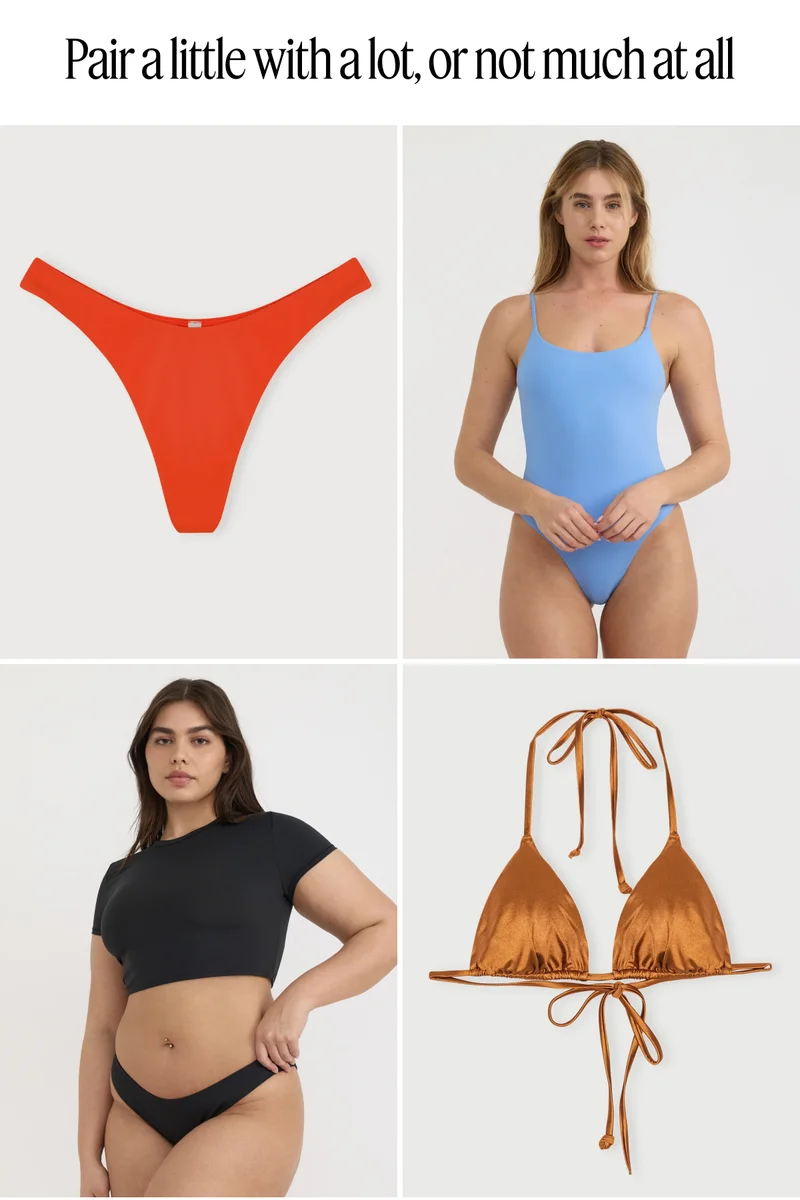 Pair a little with a lot, or not much at all
