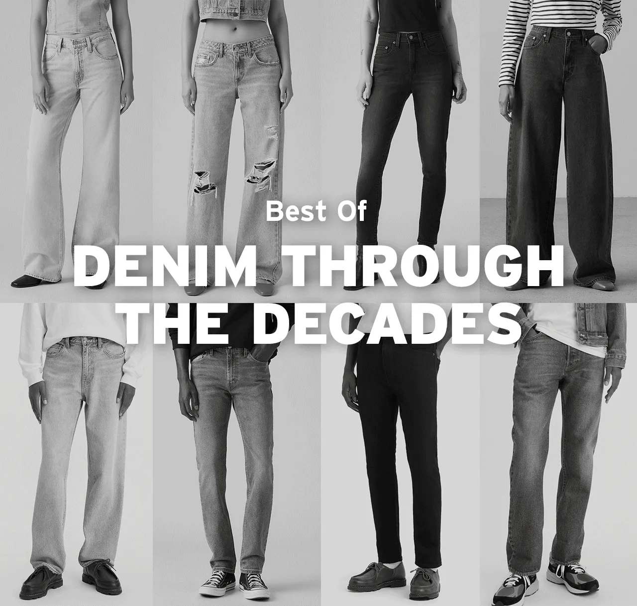 DENIM THROUGH THE DECADES