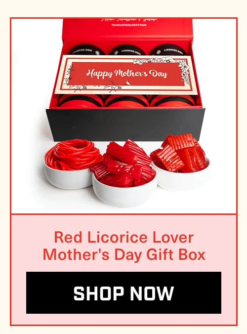 Red Licorice Lover Mother's Day Gift Box