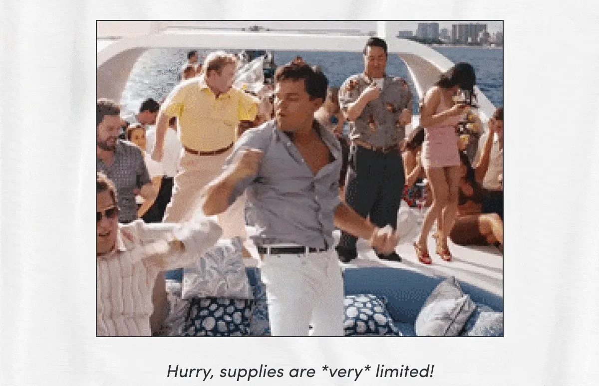 Hurry, supplies are *very* limited!