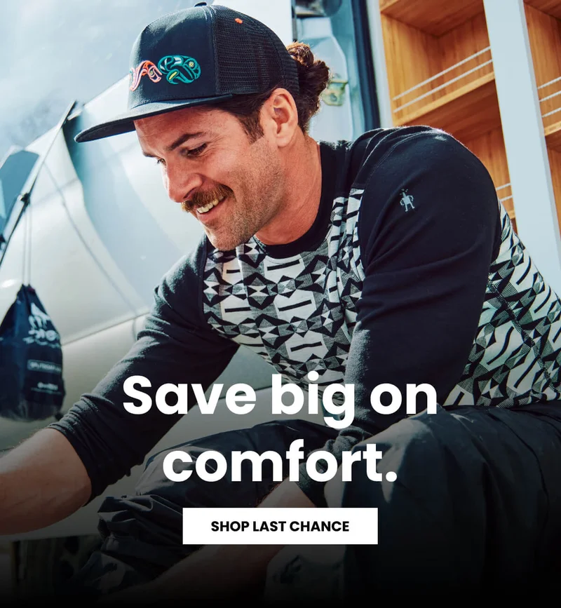 Save big on comfort. Shop last chance styles, including our best-selling Base Layers at 40% off.