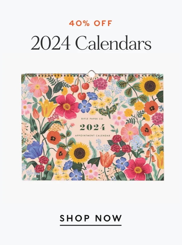Extra 40% Off 2024 Calendars