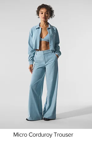 Micro Corduroy Trouser