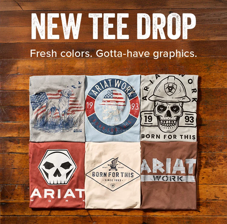 NEW TEE DROP. Fresh colors. Gotta-have graphics.