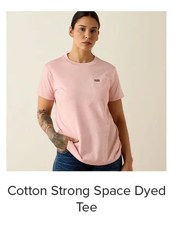 Cotton Strong Space Dyed Tee in Fusion Punch
