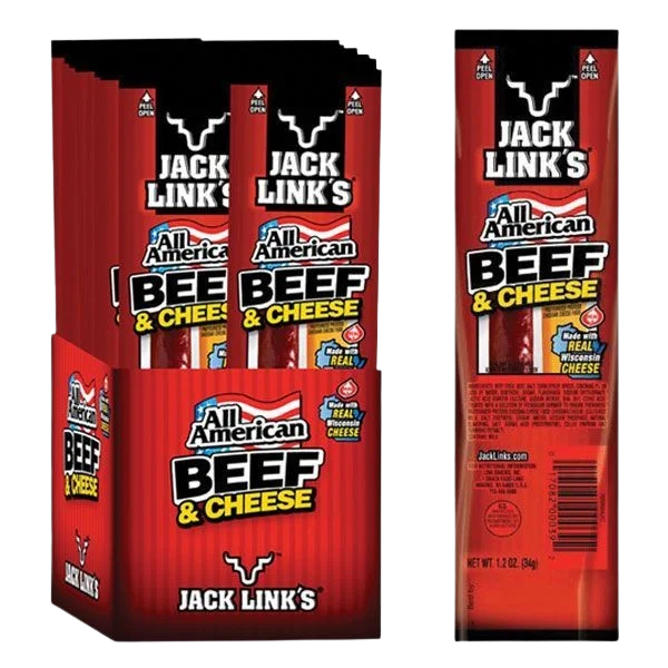 Image of Jack Link's All-American Beef & Cheese Sticks (16 CT)