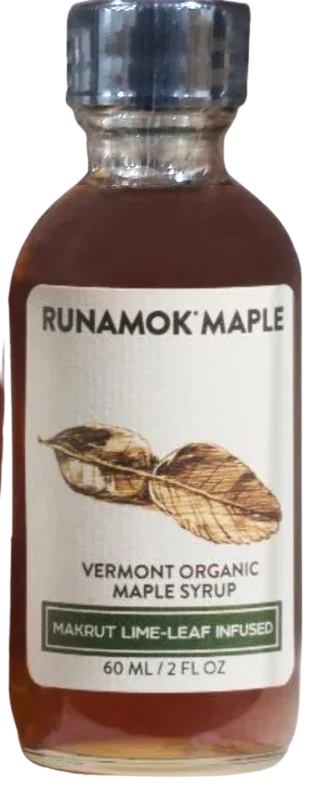 Image of Runamok Maple Mini Organic Makrut Lime Leaf Infused Maple Syrup