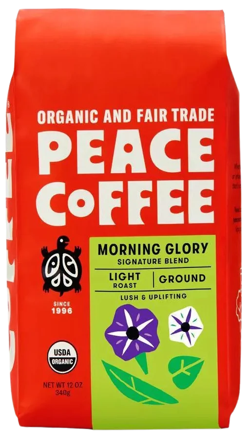 Image of Peace Coffee Morning Glory Light Roast Ground Coffee