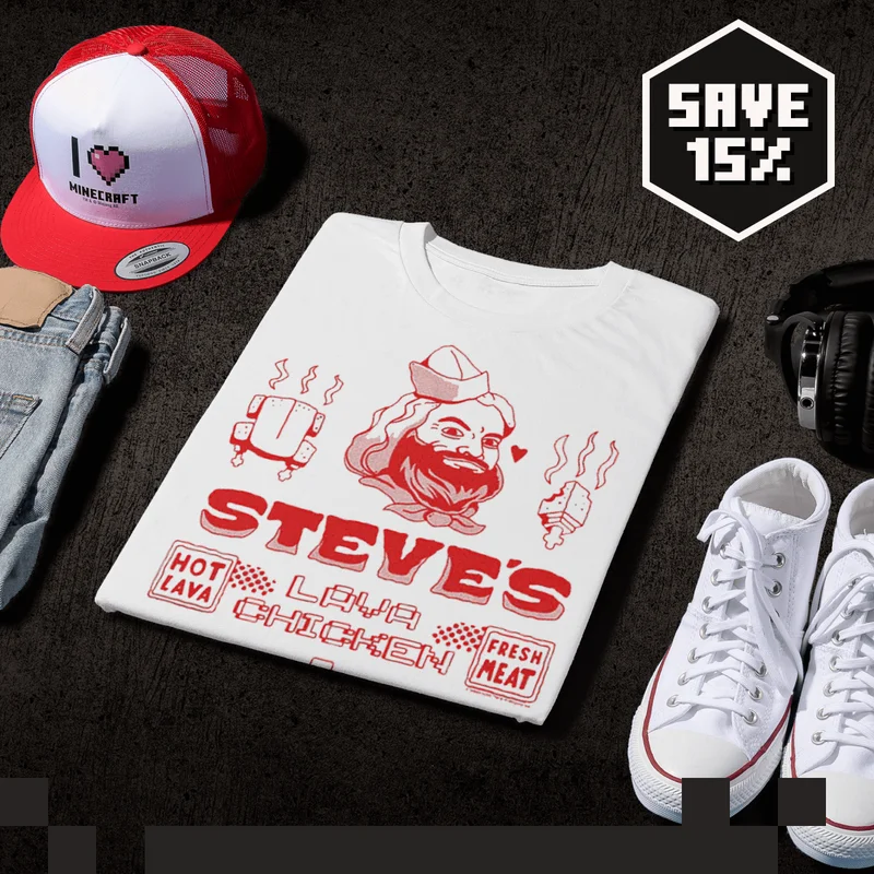 Steve's Lava Chicken Shirt