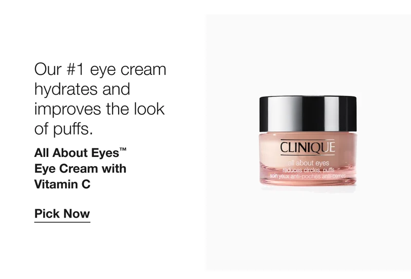 Our #1 eye cream hydrates and improves the look  of puffs. | All About Eyes™  Eye Cream with Vitamin C | Pick Now